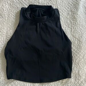 All in motion workout crop , high neckline - mock neck